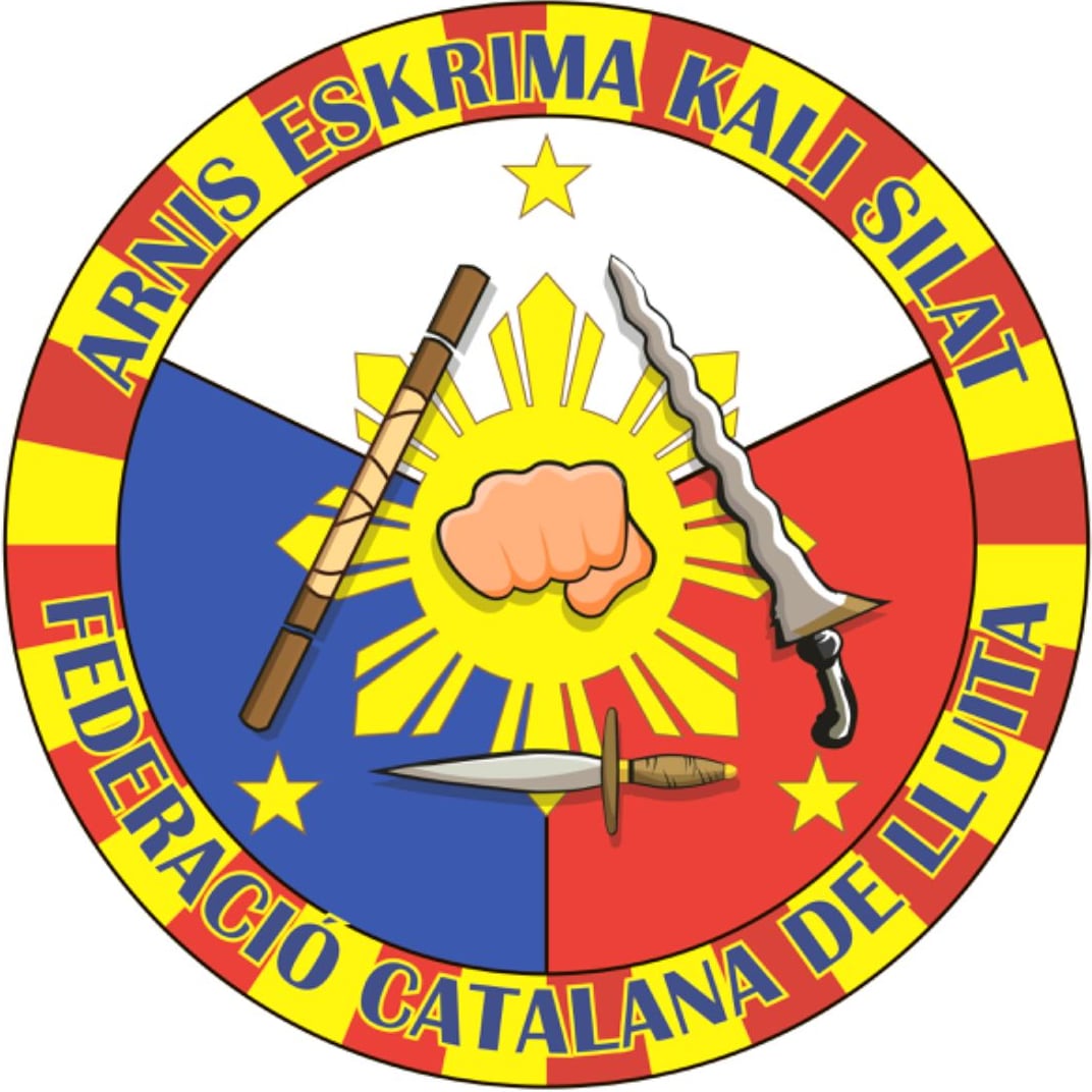 Logotip Federació Catalana de Lluita. Arnis Kali Eskrima Silat