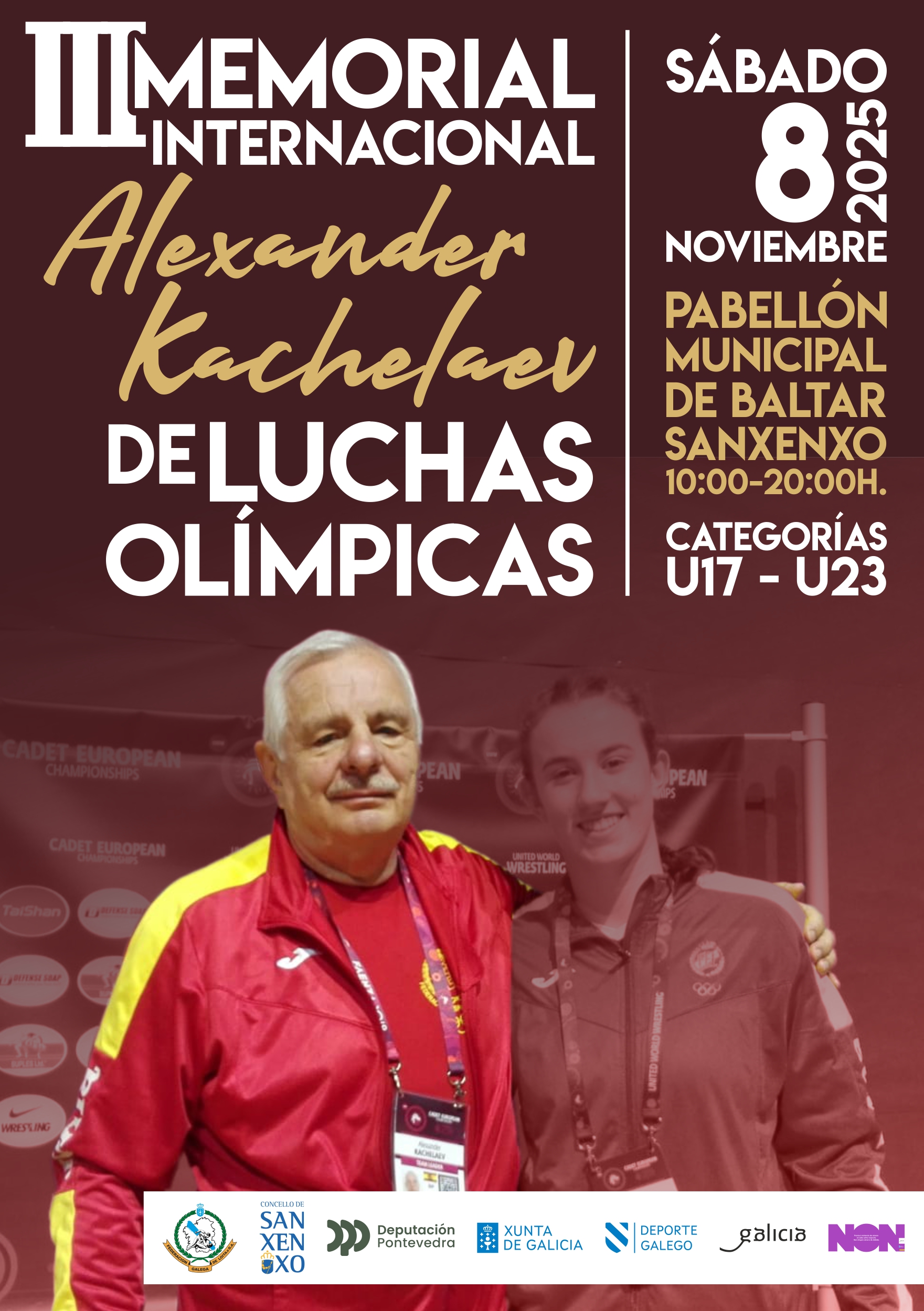 3 MEMORIAL ALEXANDER KACHELAEV DE LUCHAS OLÍMPICAS